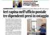 la sicilia rapina ufficio postale aci bonaccorsi