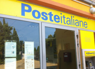 Un ufficio postale di Poste Italiane