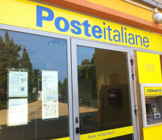 Un ufficio postale di Poste Italiane