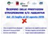 SCIOPERO DELLE PRESTAZIONI STRAORDINARIE E/O AGGIUNTIVE Manifesto sciopero prestazioni straordinarie 23 luglio 2018