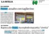 LA SICILIA – Catania, via Canfora: rapina alle Poste, assalto con taglierino